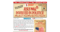 Desktop Screenshot of jesusisinvolvedinpolitics.com